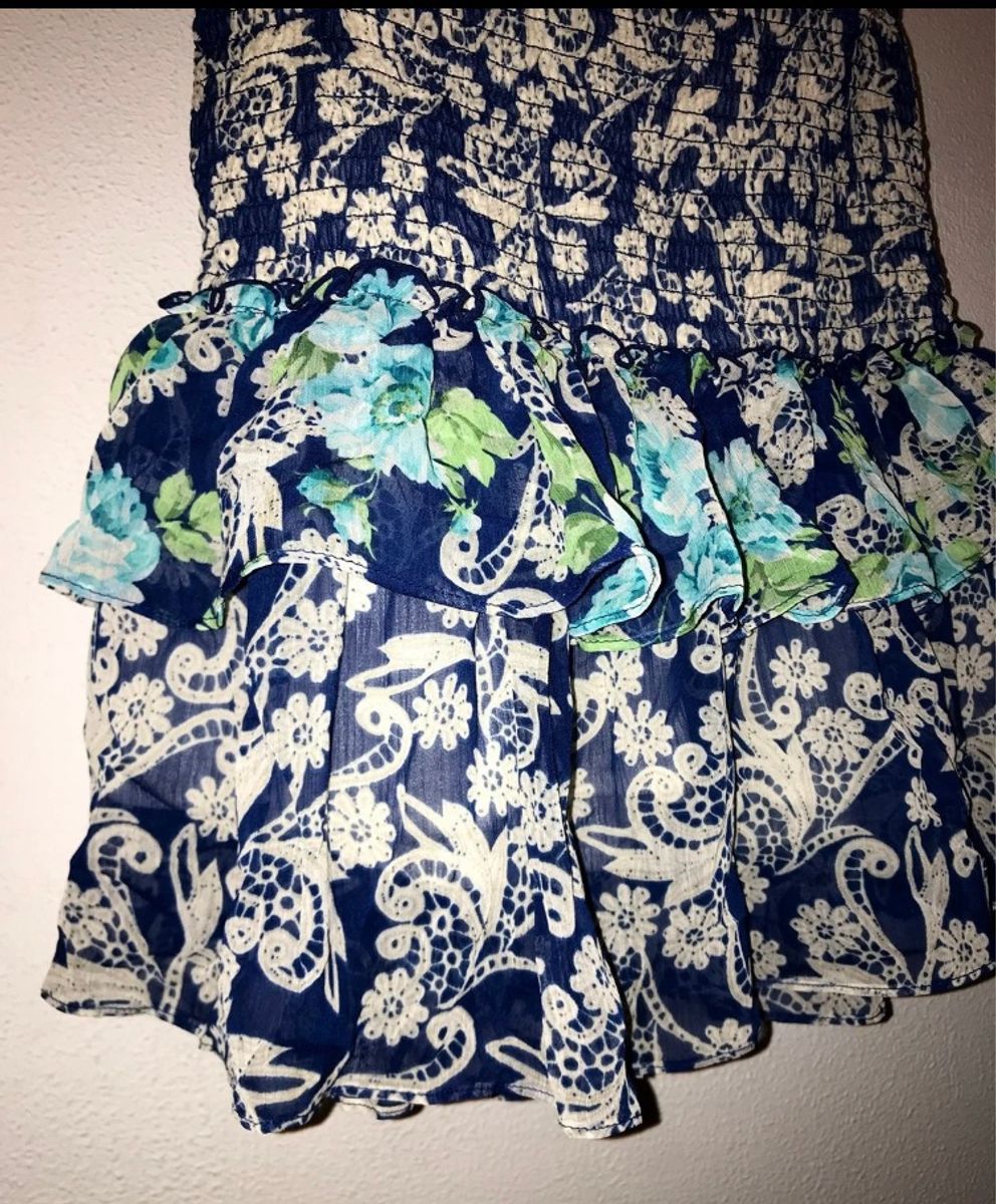 Aeropostale Ruffle Tiered Floral mini skirt _5